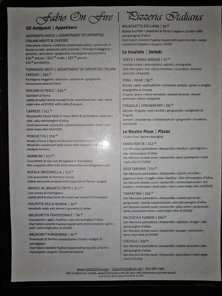 Fabio On Fire | Pizzeria Italiana - 3