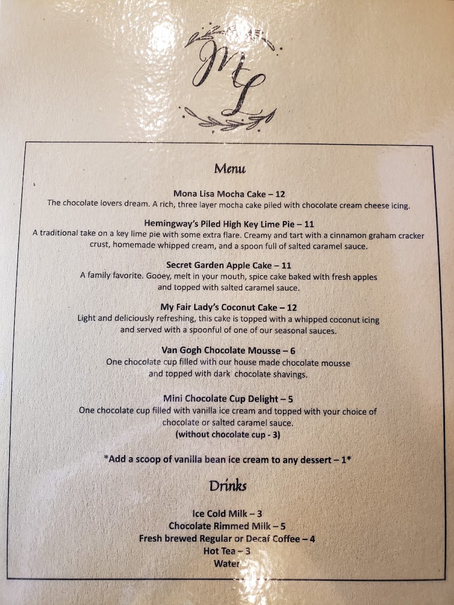 Mona Lisa’s Dessert House - 4