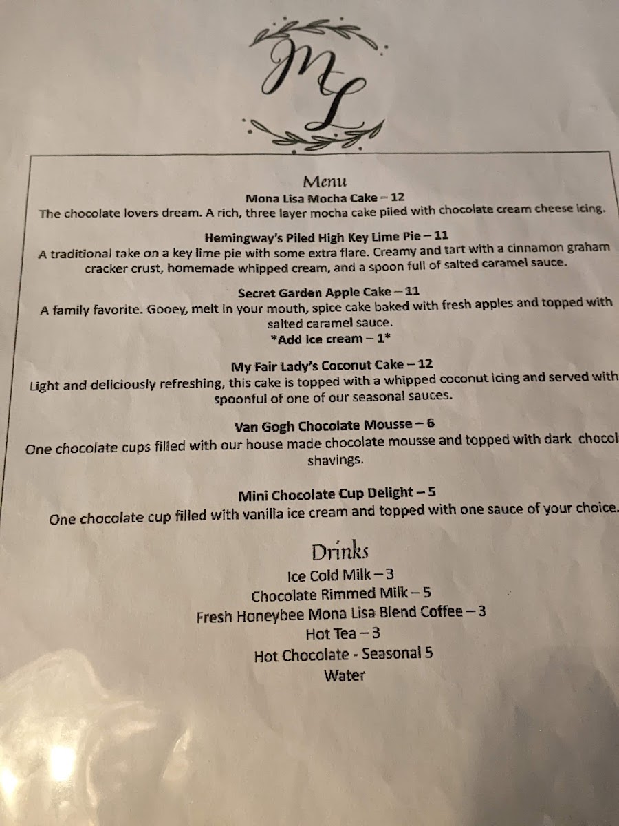 Mona Lisa’s Dessert House - 6