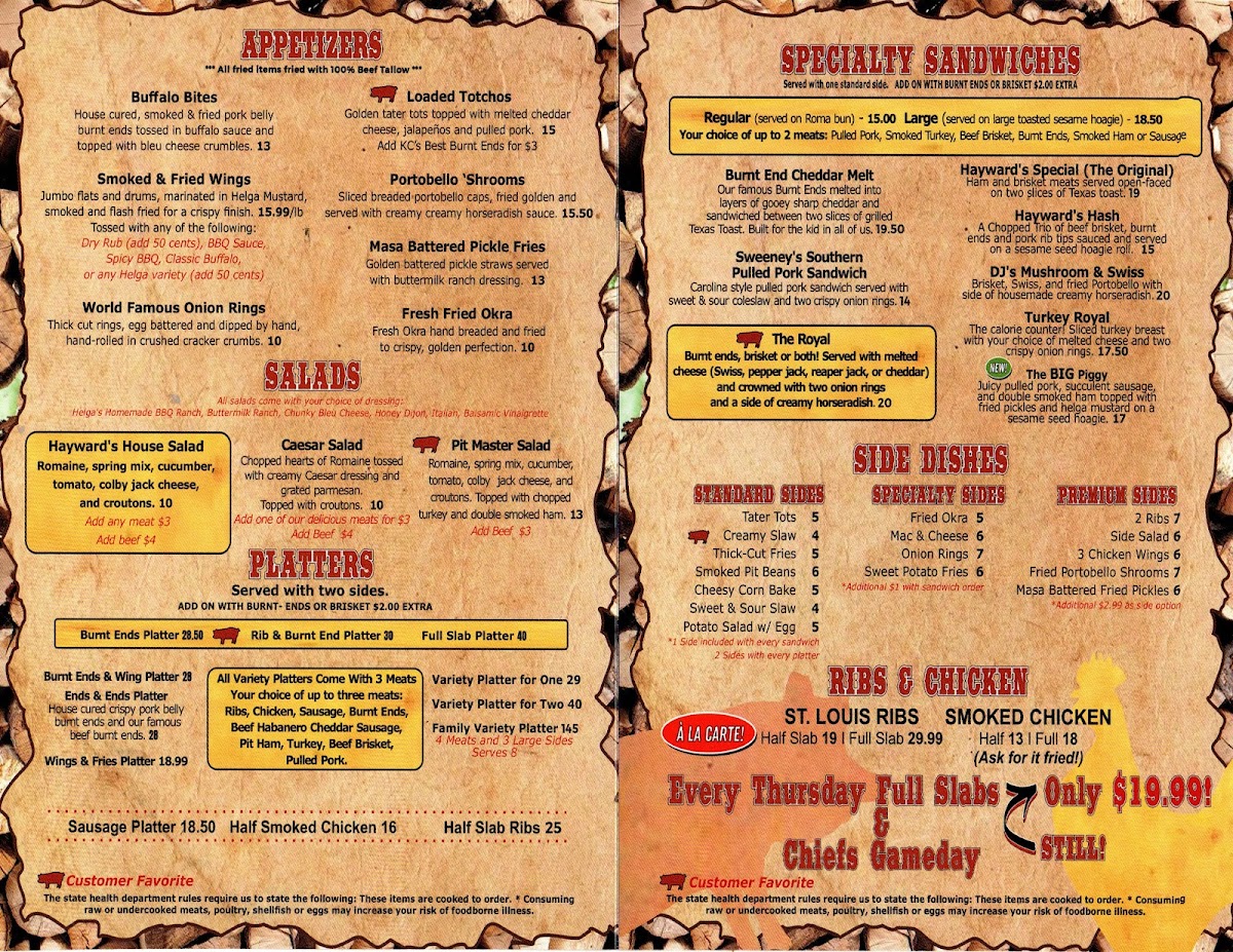 Hayward's Pit Bar B Que & Catering - 1