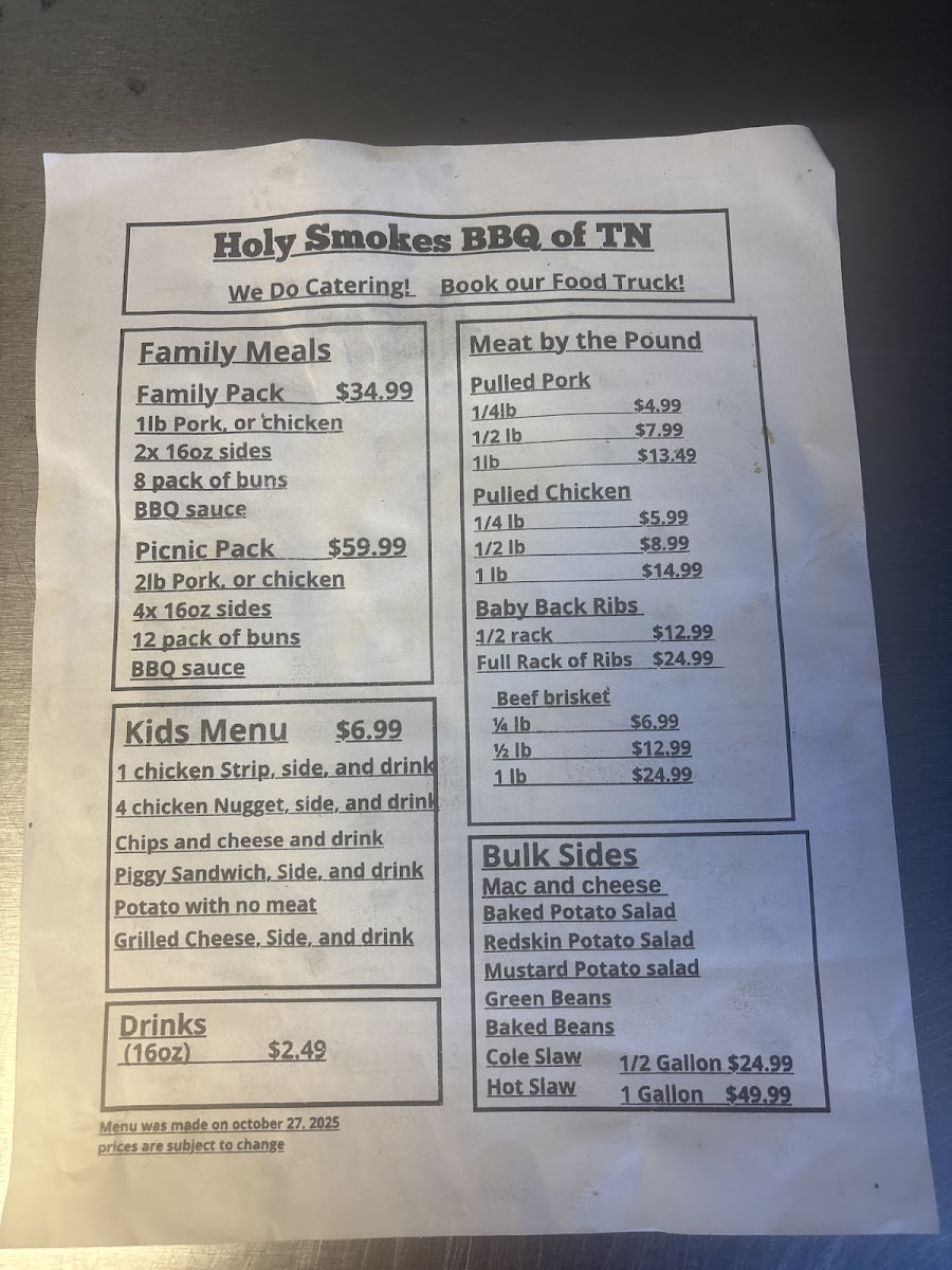 Holy Smokes BBQ of TN - 5