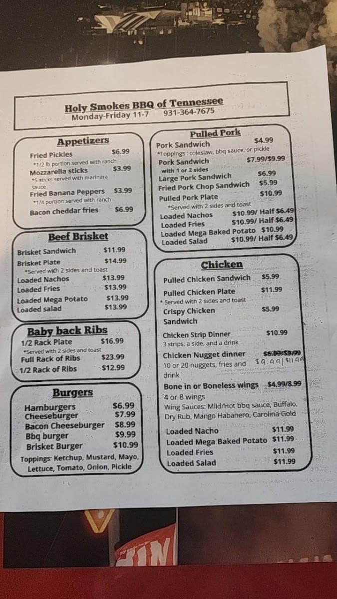 Holy Smokes BBQ of TN - 7
