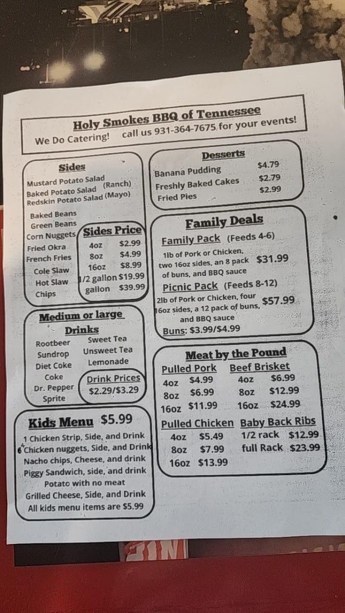 Holy Smokes BBQ of TN - 8