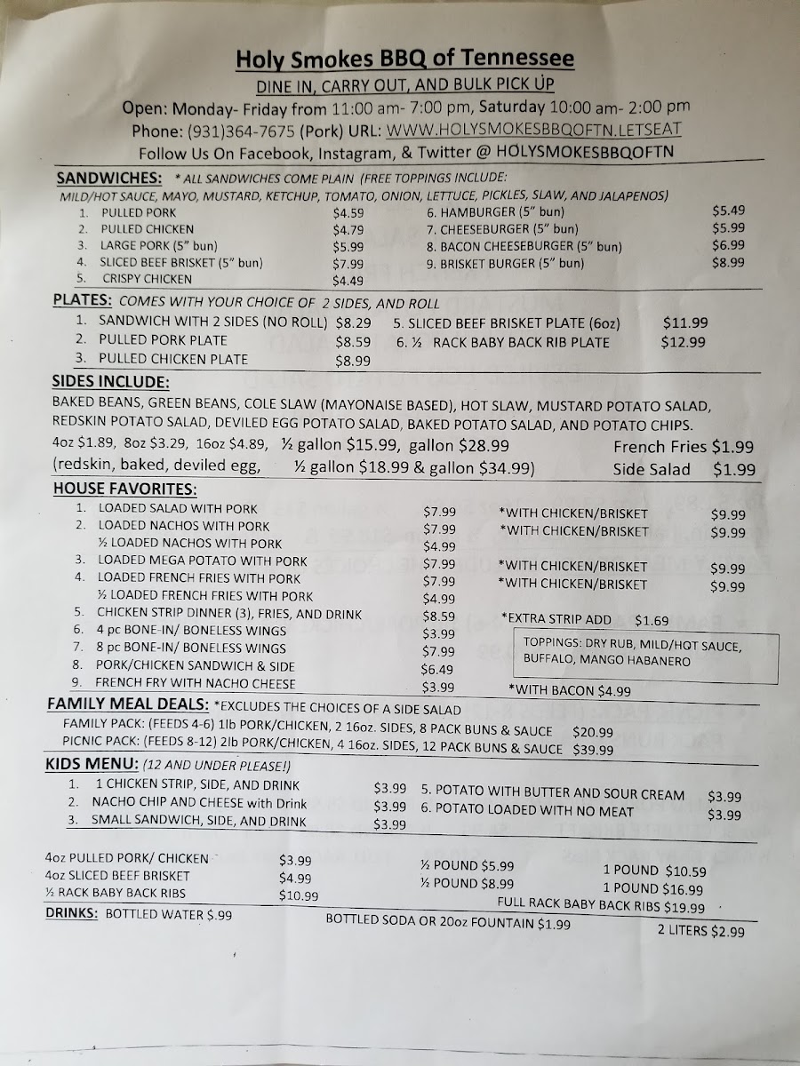 Holy Smokes BBQ of TN - 9