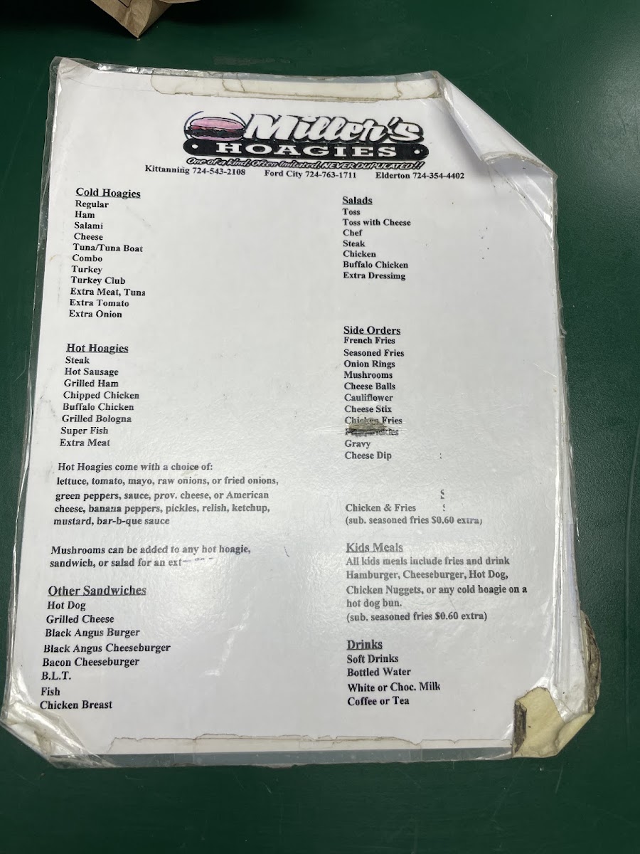 Miller's Hoagies - 1