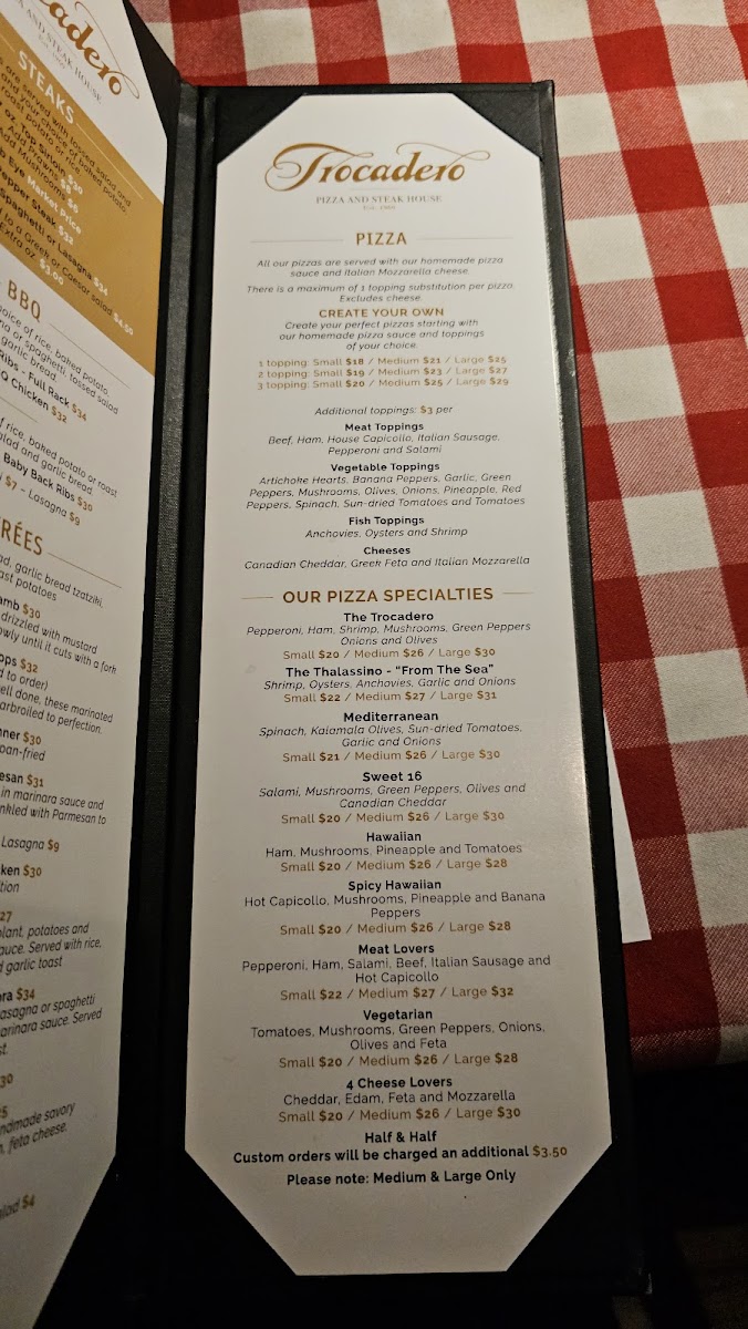 Trocadero Pizza & Steak House - 9