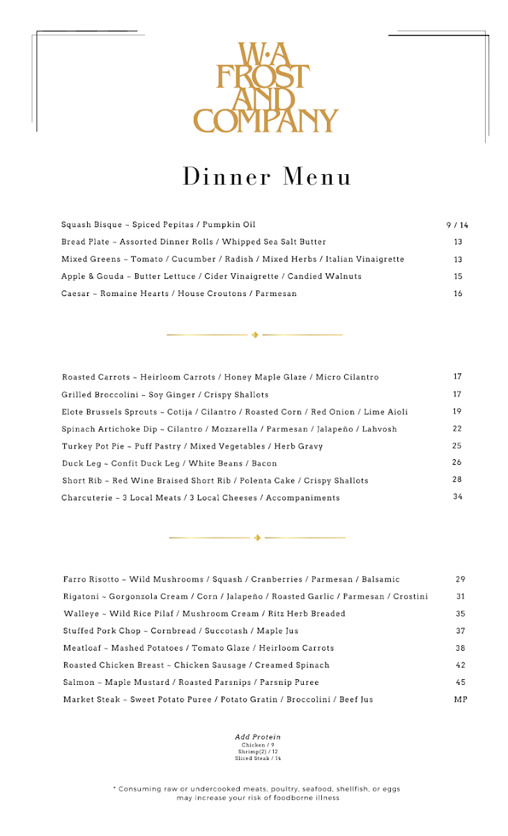 W.A. Frost & Company - 1