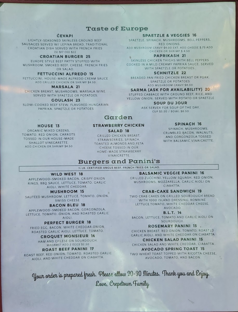 Crepe Town European Café & Grill - 6