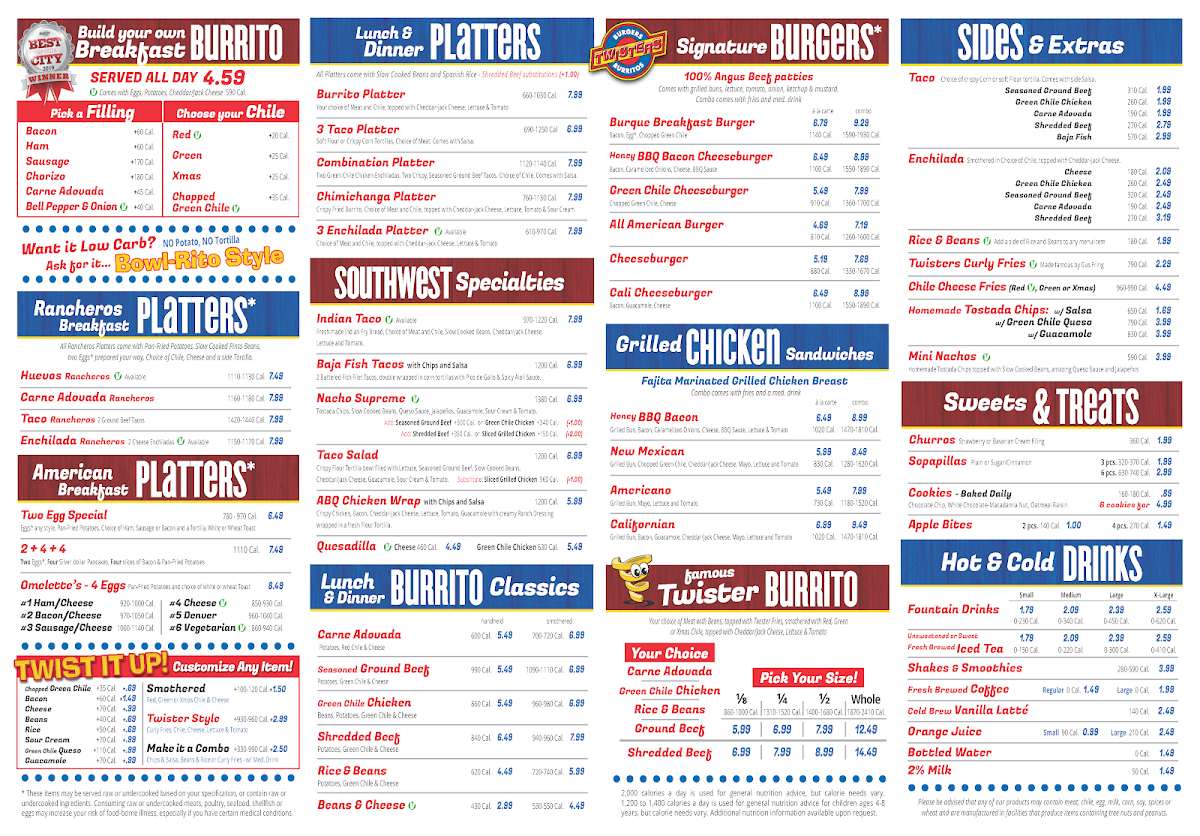 Twisters Burgers and Burritos - 1
