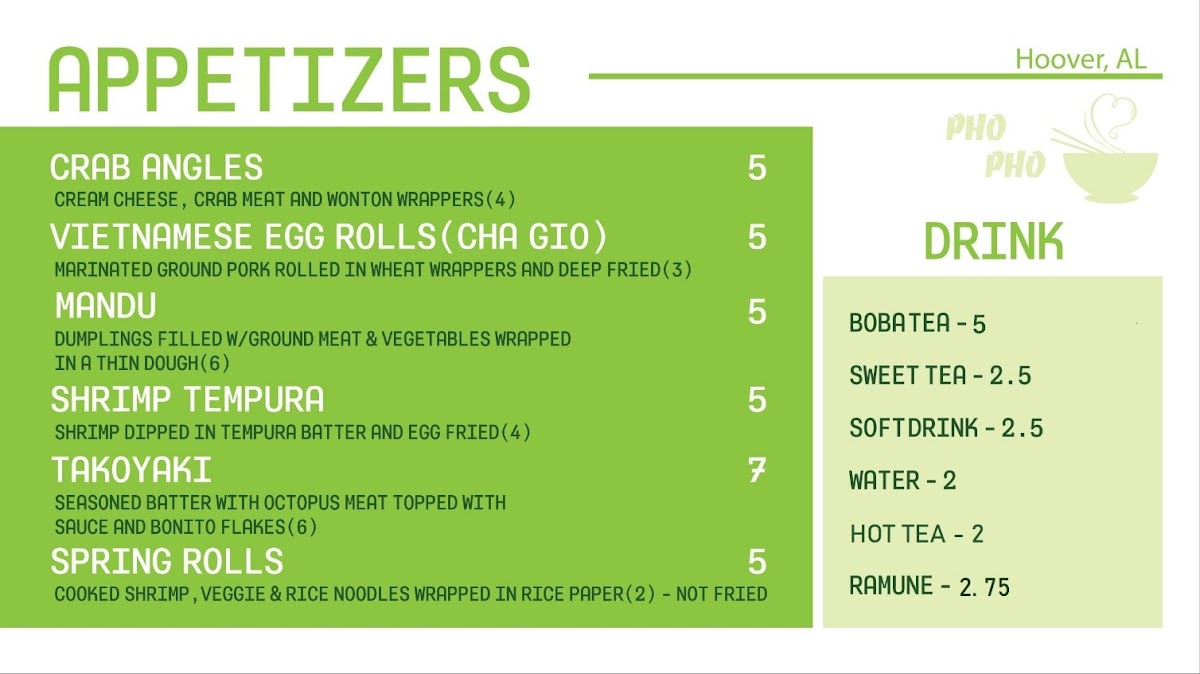 Pho Pho Asian Cuisine - 4