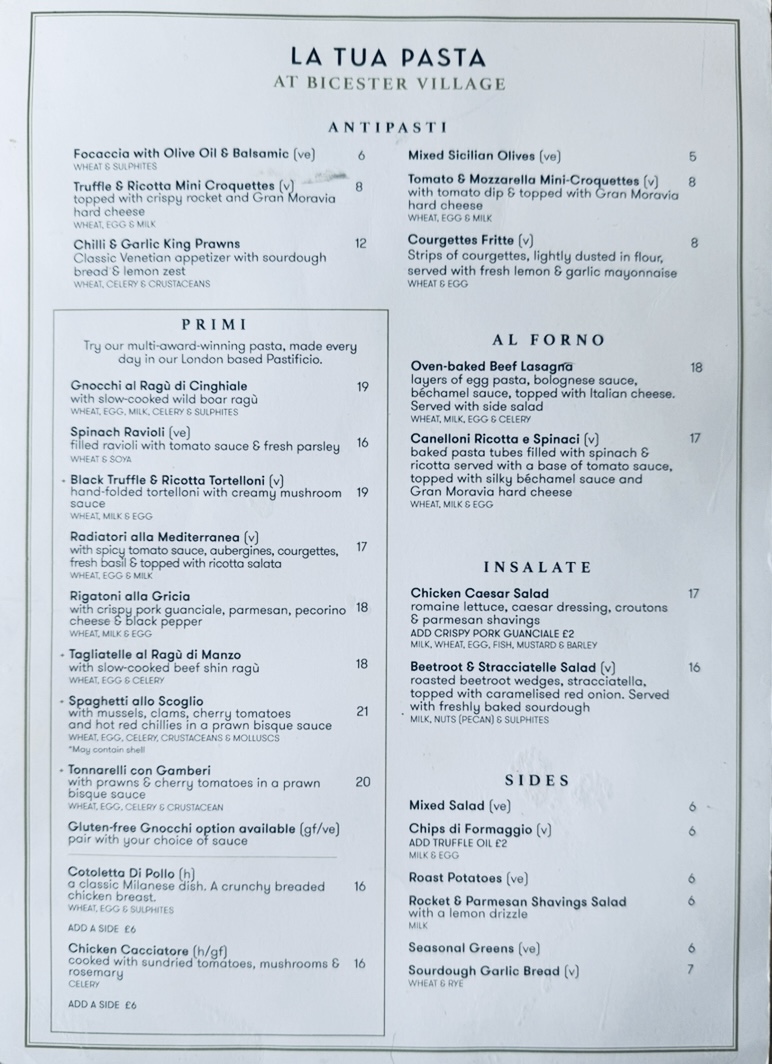 La Tua Pasta - Bicester Village - 2