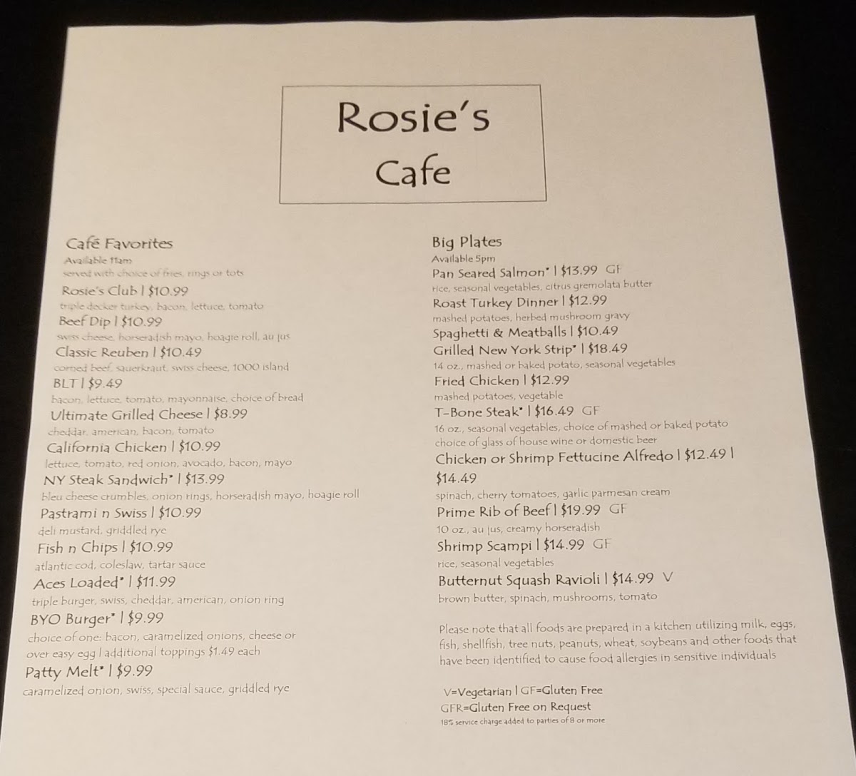 Rosie's Café - 6