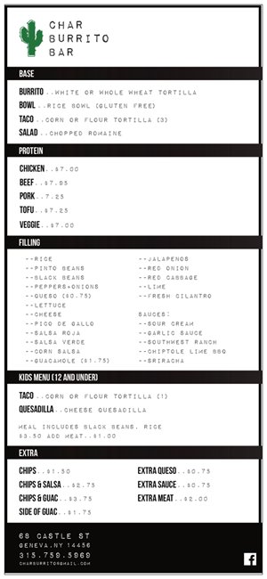 Char Burrito Bar - 9