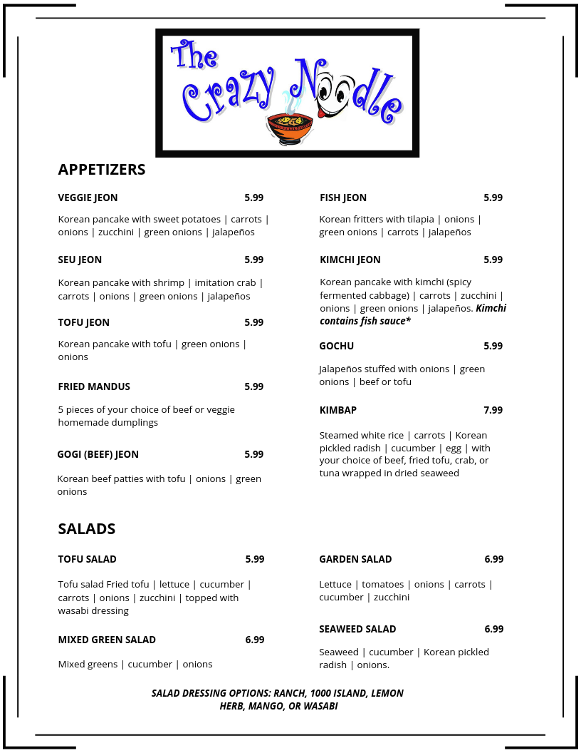 The Crazy Noodle - 3