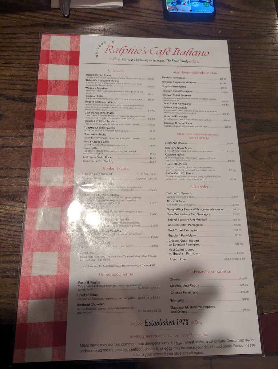 Ralphie's Cafe Italiano - 4