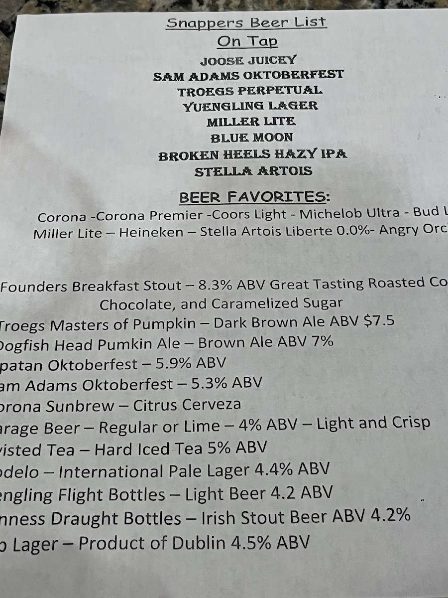 Snappers Bar & Grill - 1