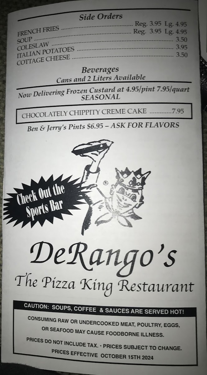 DeRango's 'The Pizza King' Restaurant & Sports Bar - 8