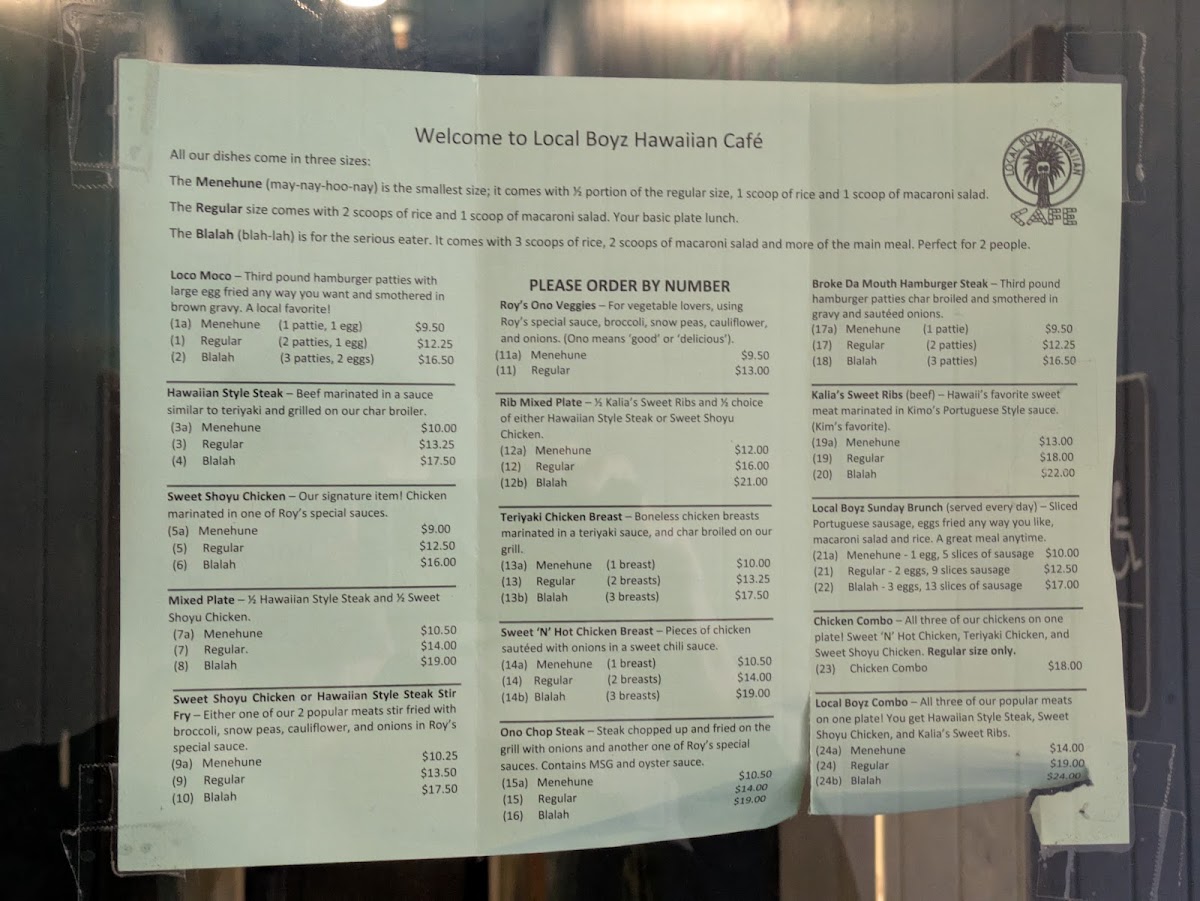 Local Boyz Hawaiian Cafe - 1