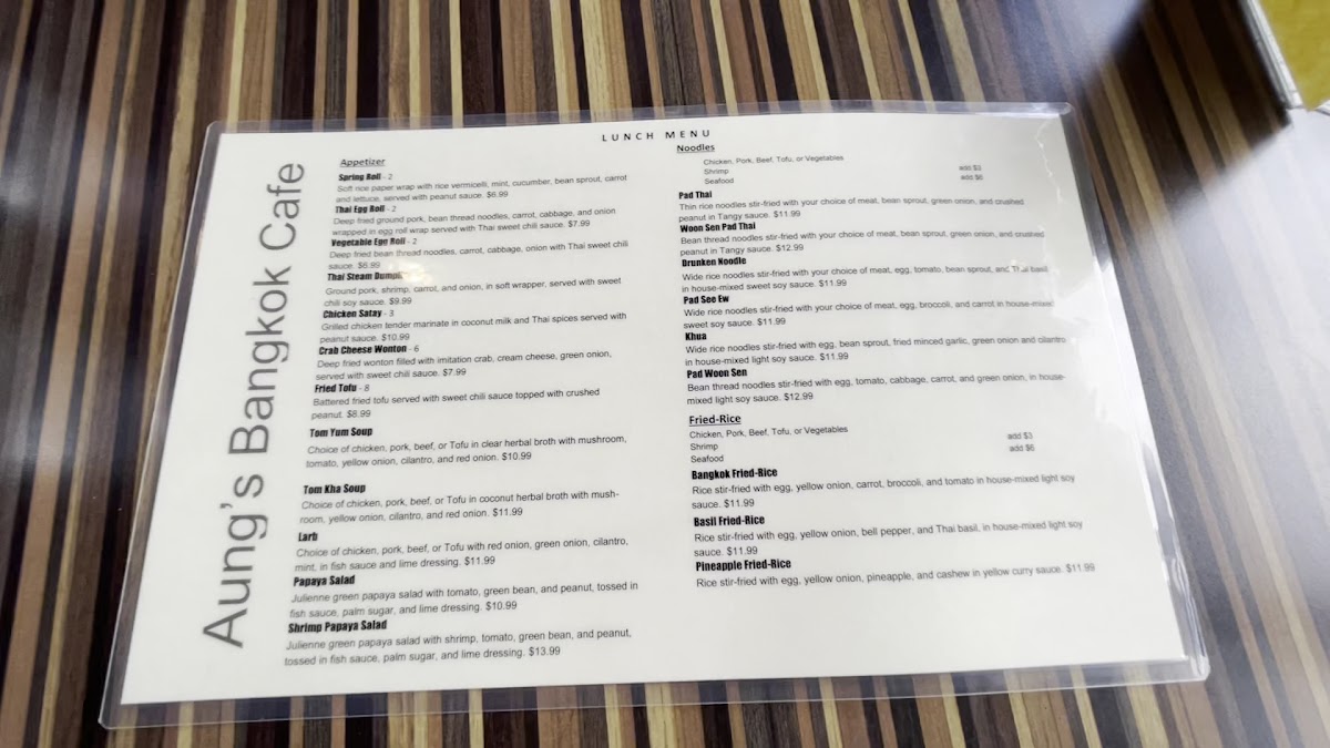 Aung's Bangkok Cafe - 7