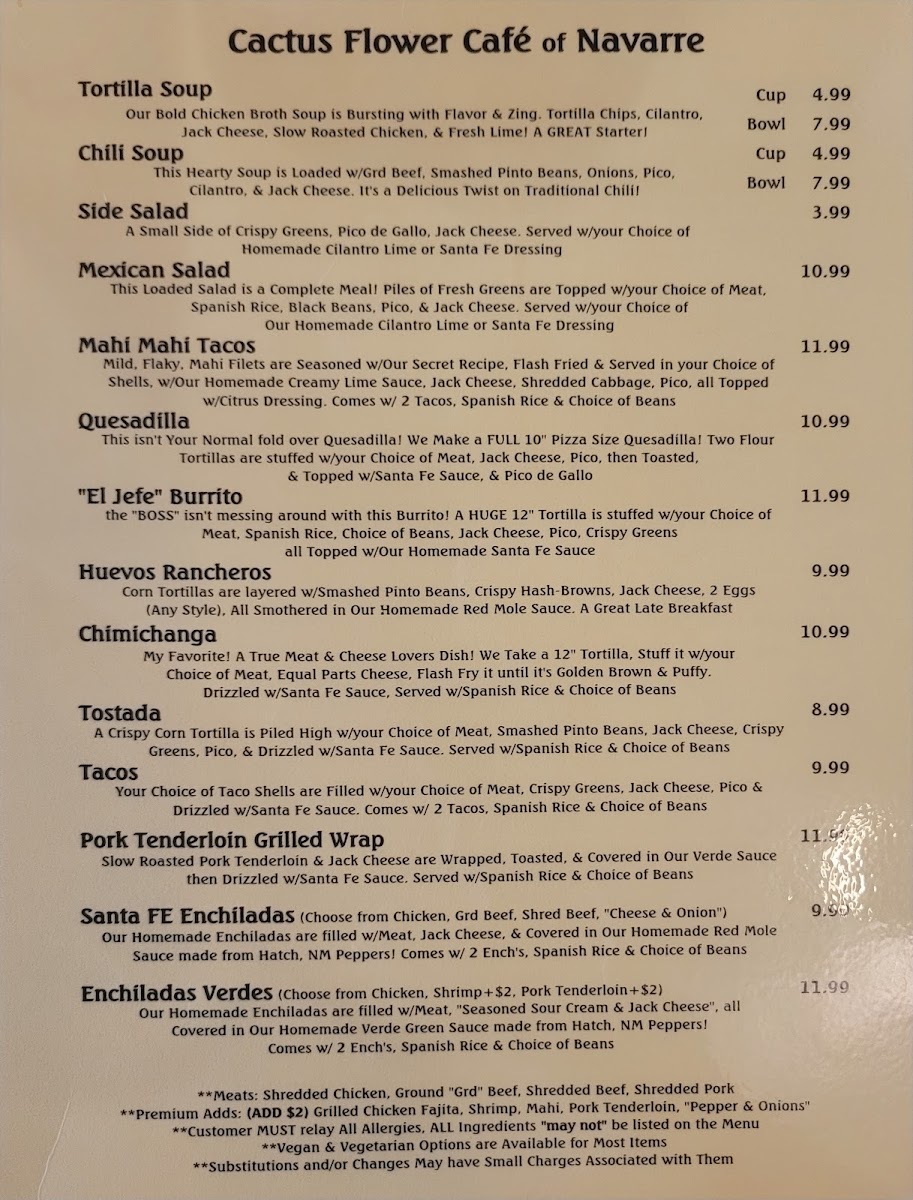 Cactus Flower Café - Navarre - 7