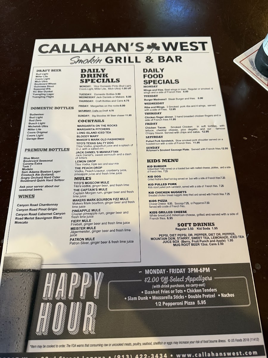 Callahan's West - 3