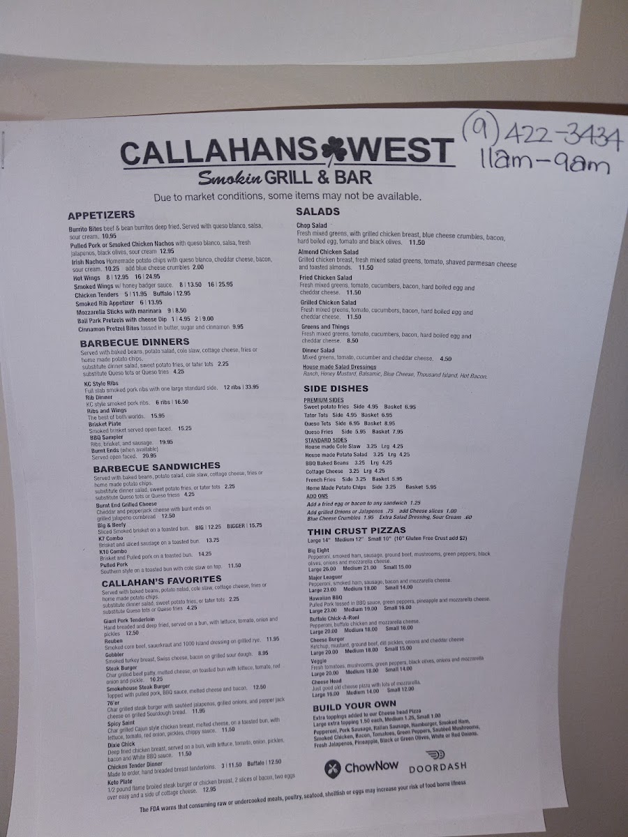 Callahan's West - 4