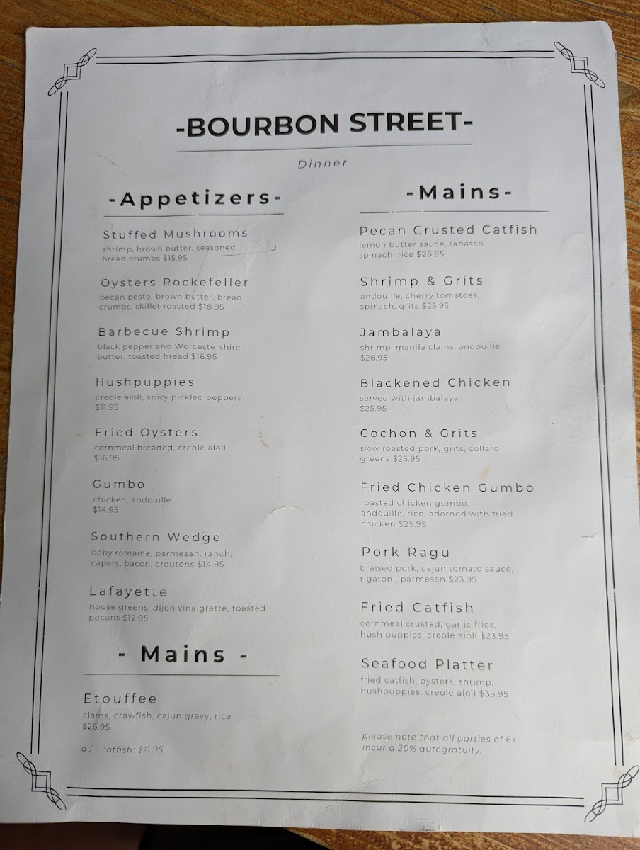 Bourbon Street Creole Kitchen & Bar - 1