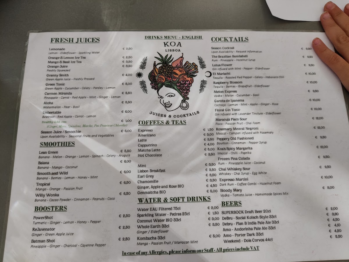 KOA LISBOA - Juices&Cocktails - 1