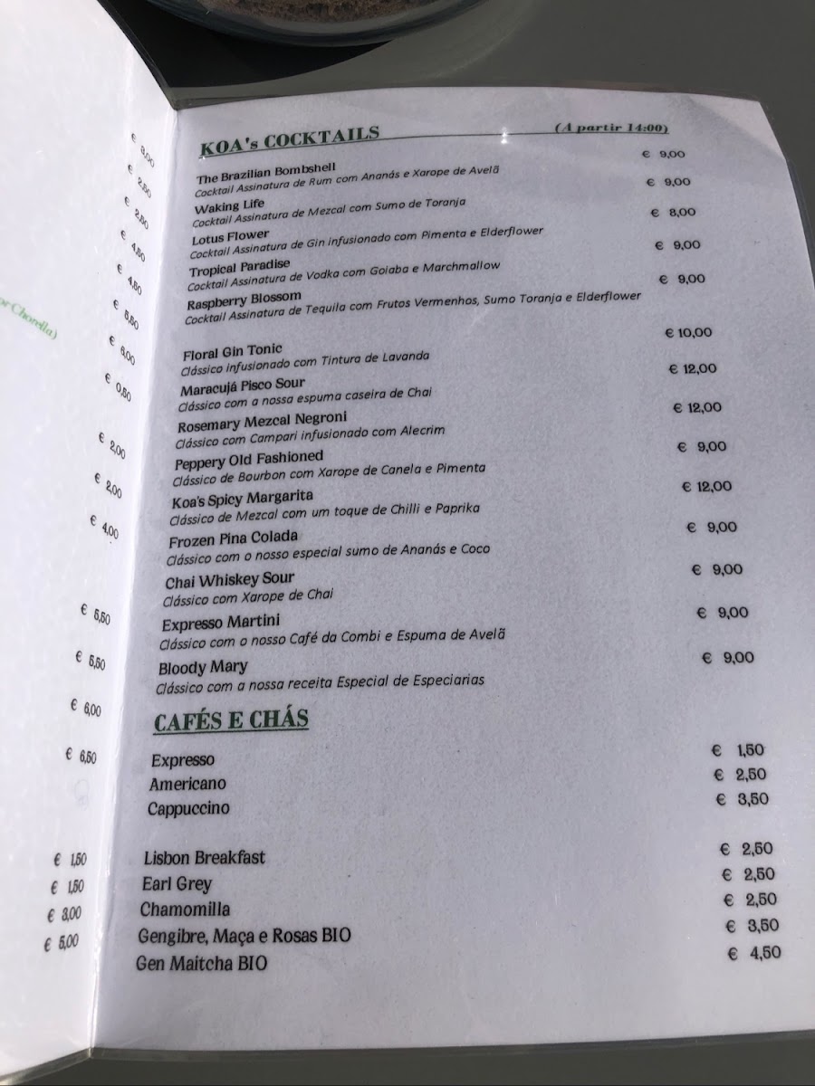 KOA LISBOA - Juices&Cocktails - 9