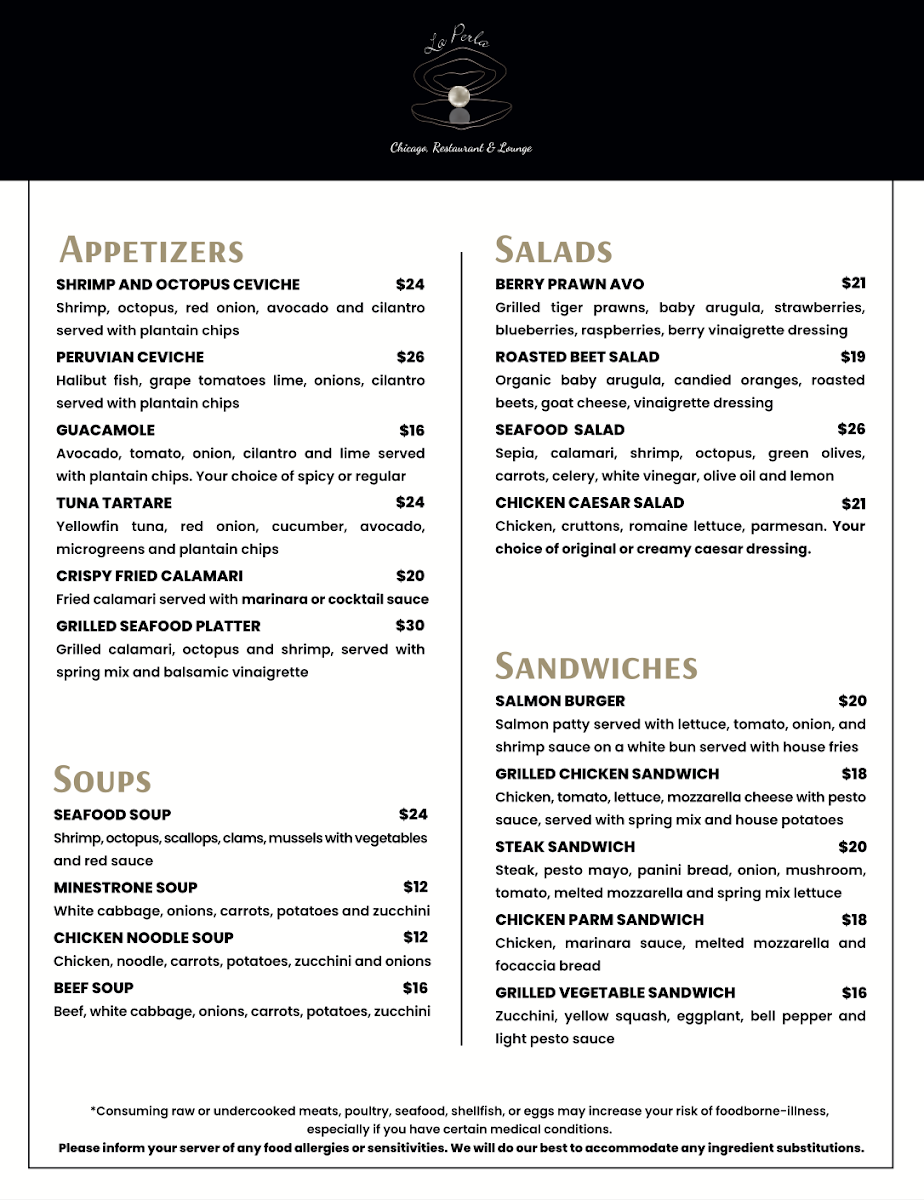 La Perla Chicago, Restaurant & Lounge - 2