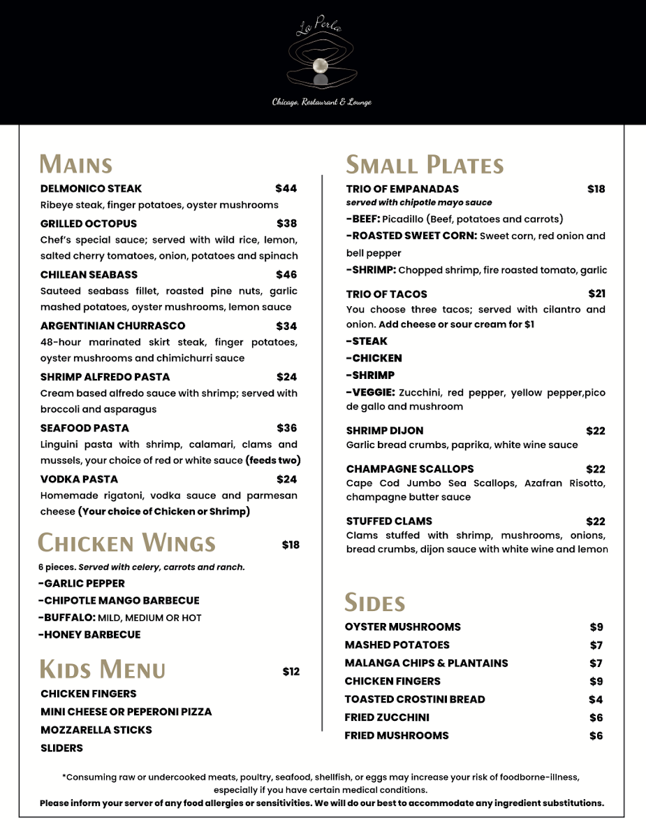 La Perla Chicago, Restaurant & Lounge - 3