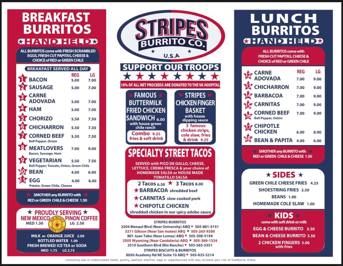 Stripes Burrito Co - 4