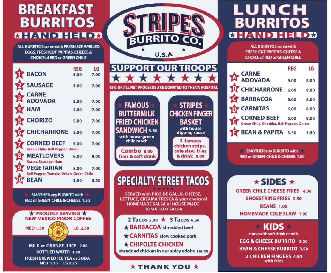 Stripes Burrito Co - 8