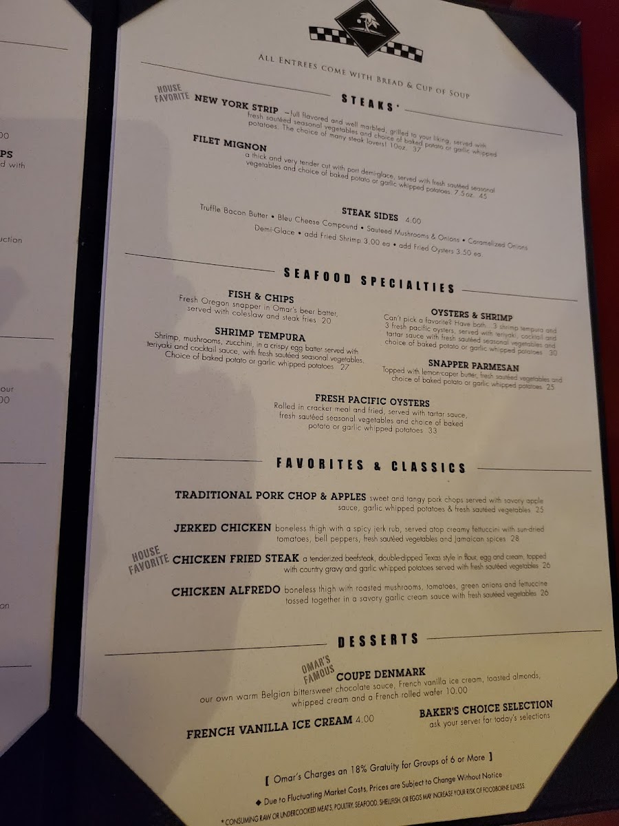 Omar's Fresh Seafood and Steaks - 1