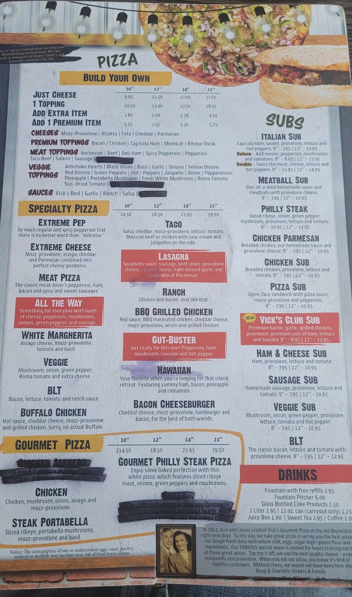 Vick's Gourmet Pizza - 1