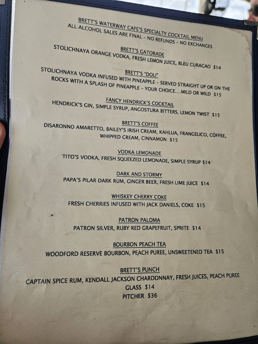 Brett's Waterway Cafe - 1