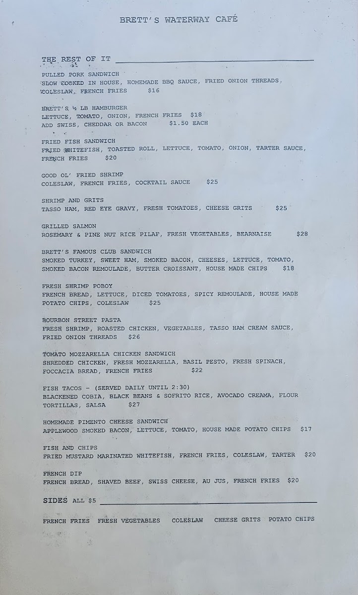 Brett's Waterway Cafe - 6