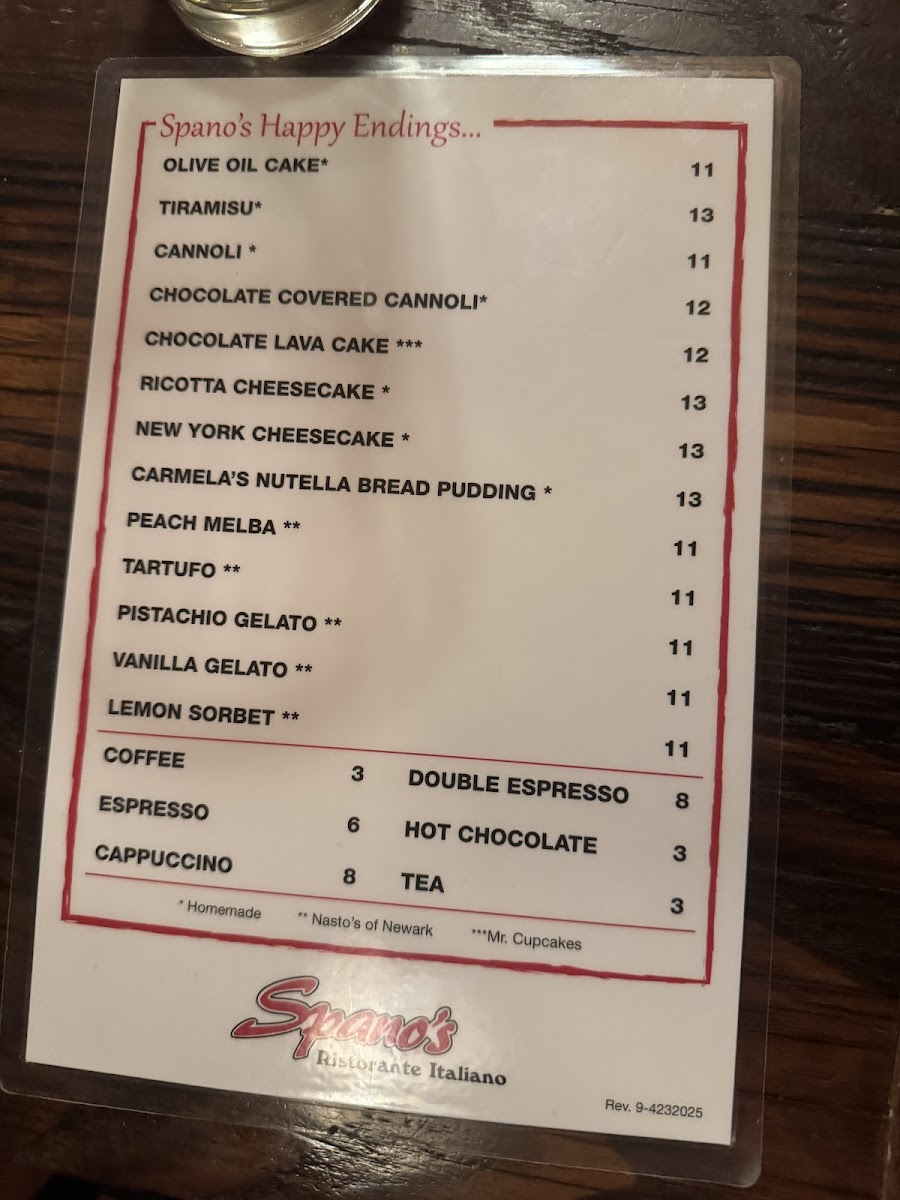 Spano's Ristorante Italiano - 3