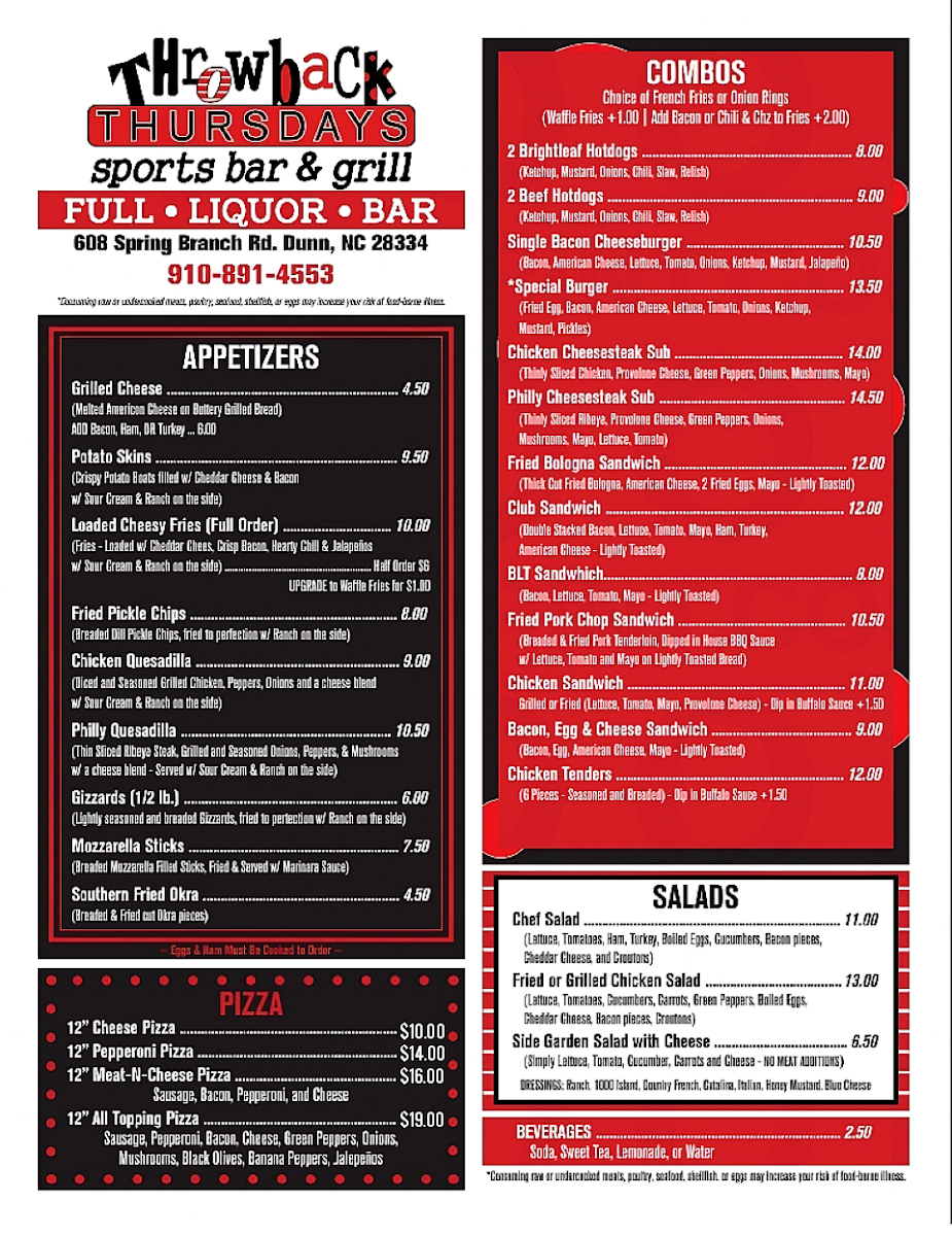 Throwback Thursdays Sportsbar & Grill, LLC - 2