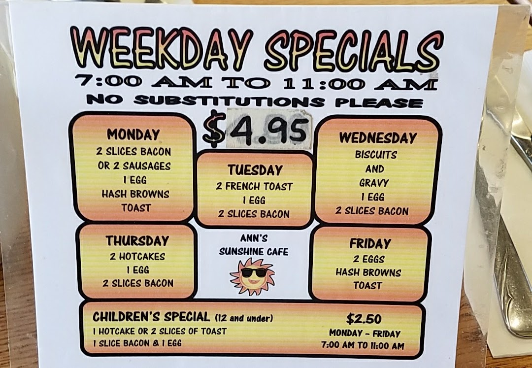 Ann's Sunshine Cafe - 9