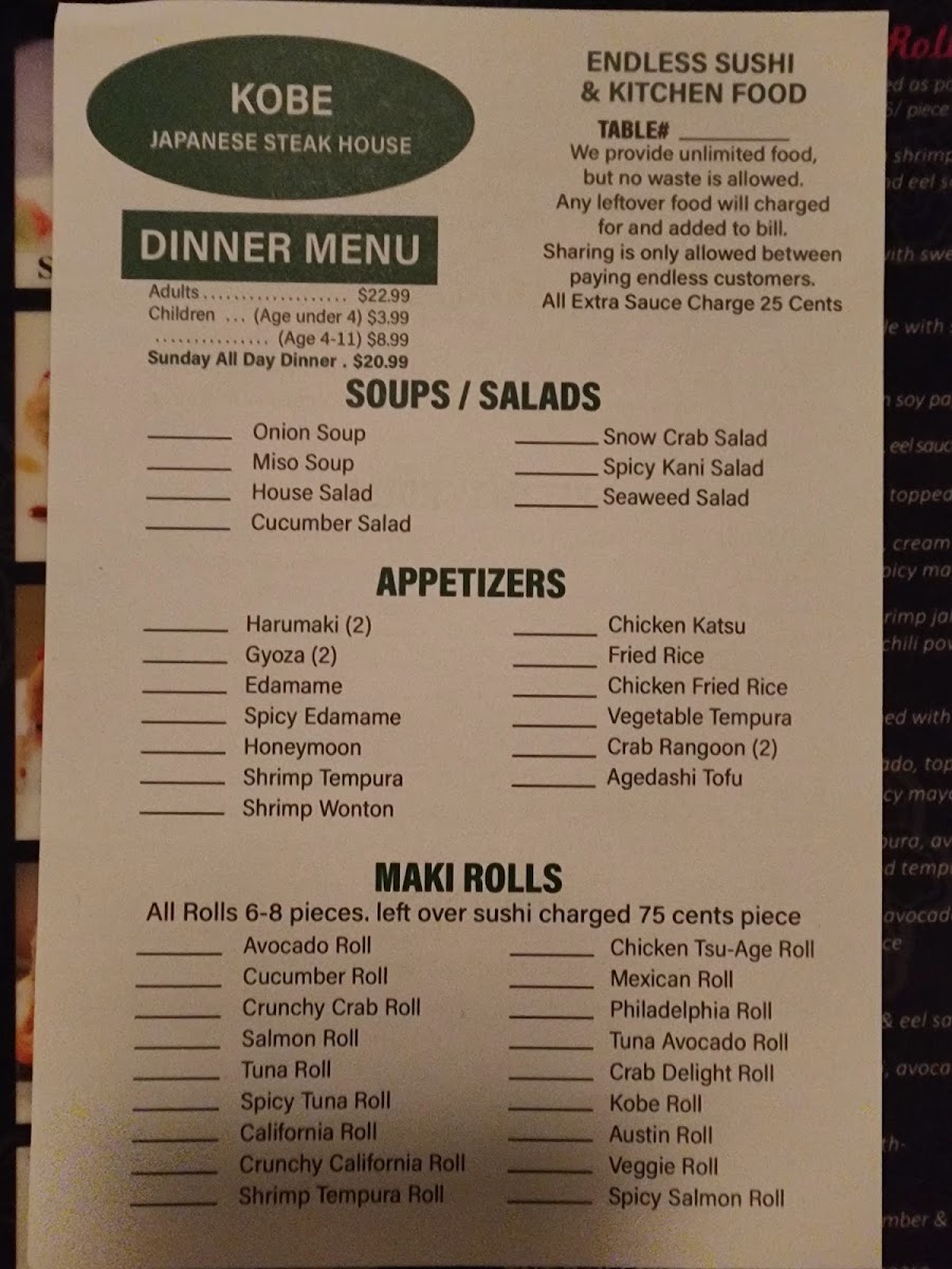 Kobe Steak House & Sushi - 5