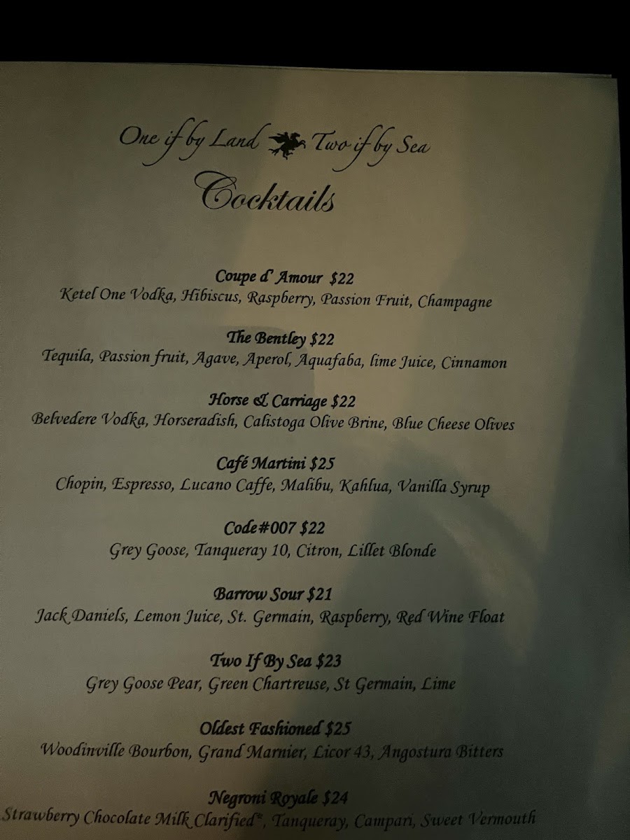 One if by Land, Two if by Sea - 1