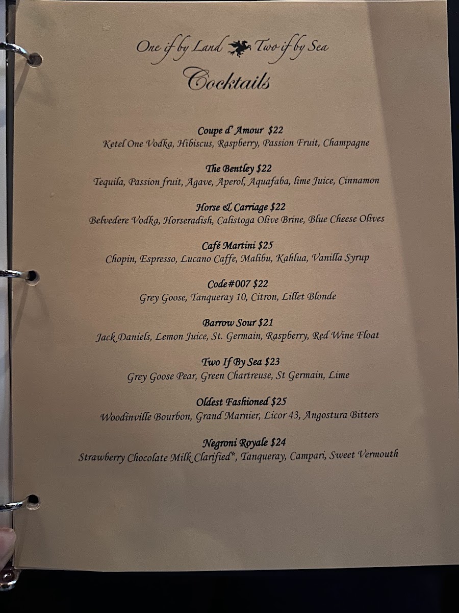 One if by Land, Two if by Sea - 2