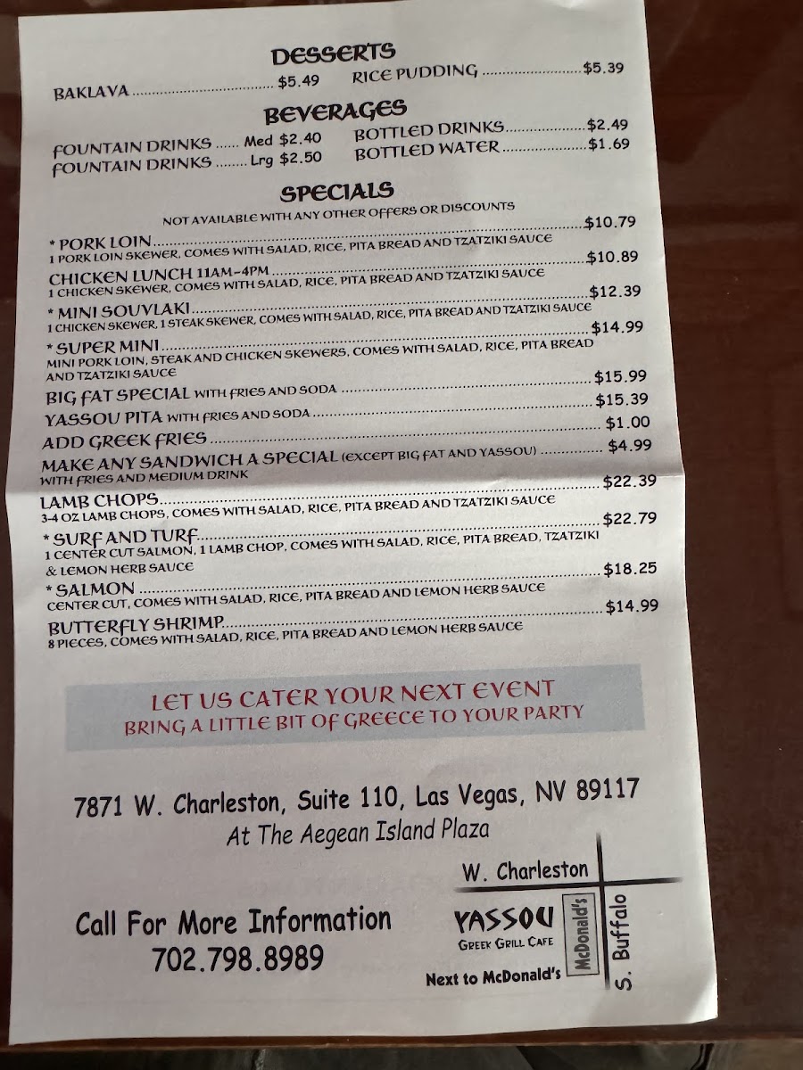 Yassou Greek Grill Cafe - 4