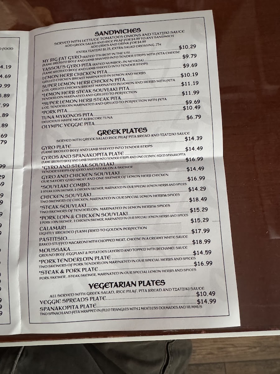 Yassou Greek Grill Cafe - 7