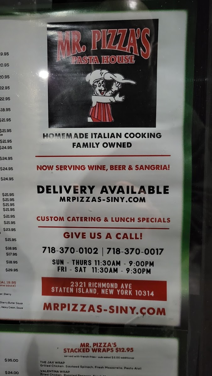 Mr Pizza's Pasta House - 1