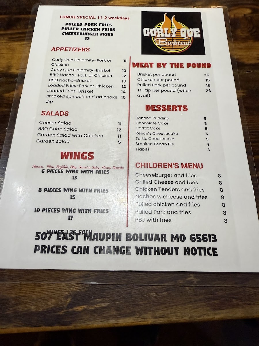 Curly Que BarBQue - 2