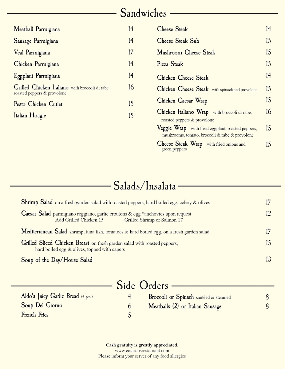 Cotardo's Ristorante Italiano - 3