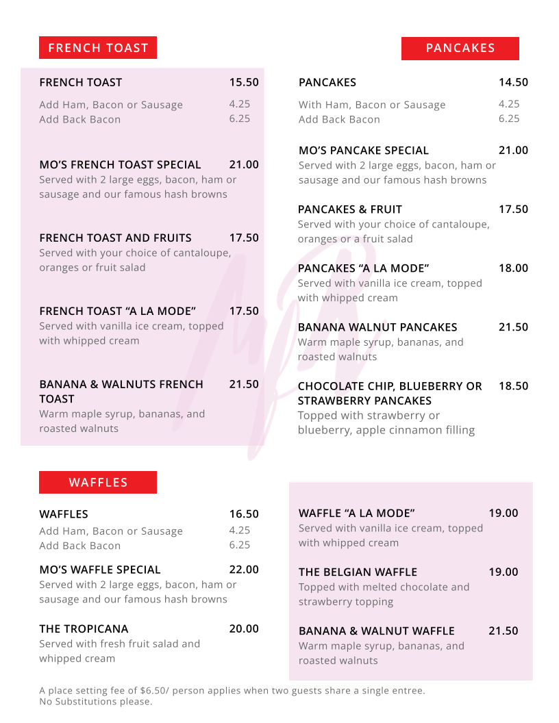 Mo's Family Restaurant - 1