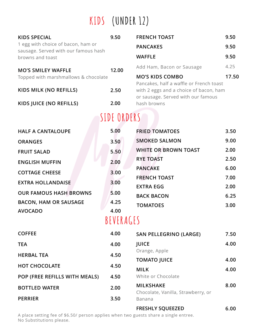 Mo's Family Restaurant - 6